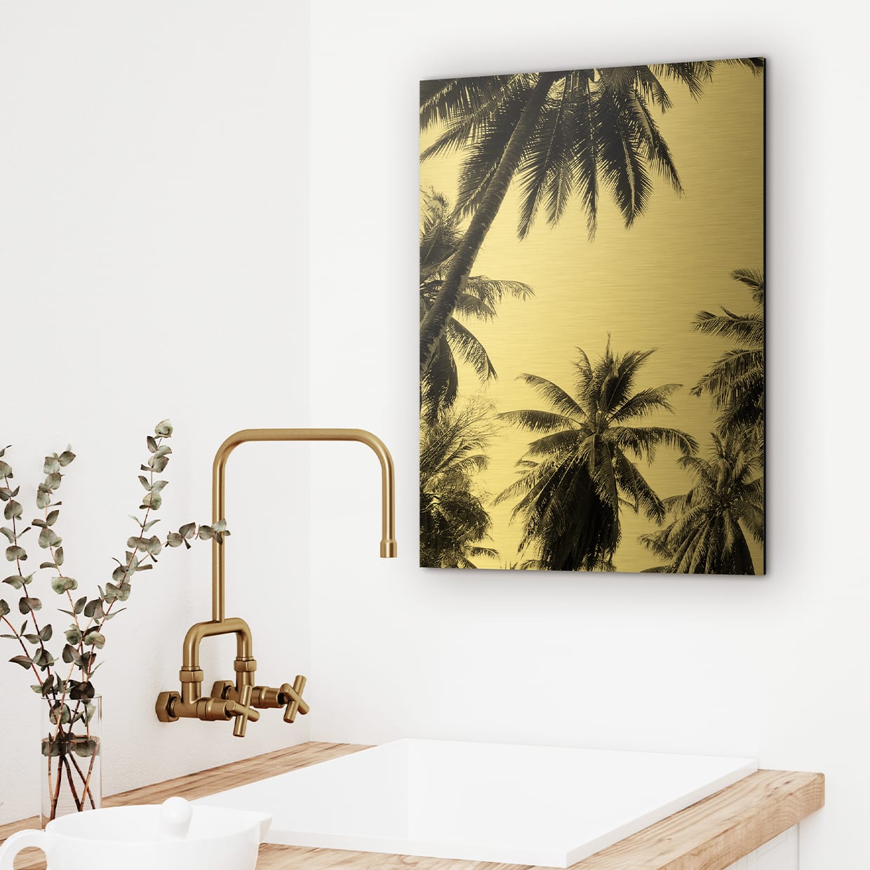 Photo sur aluminium brossé