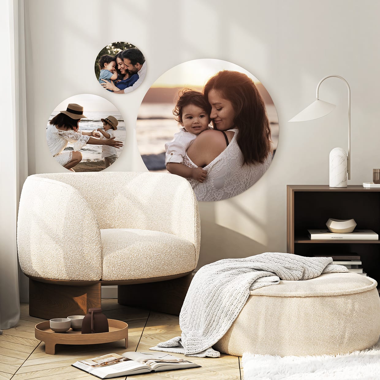 Tableaux de mousse modernes de photographie