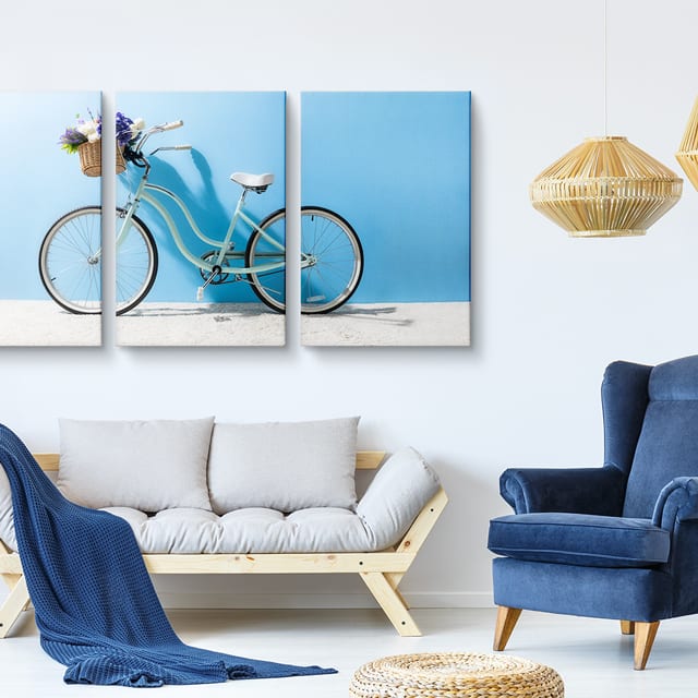 Photo triptyque sur toile